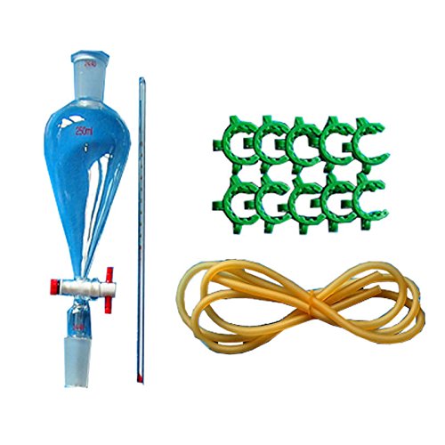 Glaswaren-Set für ätherische Öle, Dampfdestillation, organische Chemie, Glaswaren, komplettes Set mit 24/40 Gelenktrichter