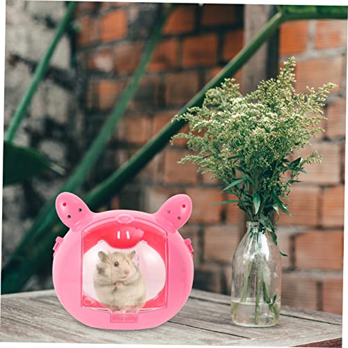 DOITOOL 2 Peças gaiola para hamster pequeno estojo de transporte fornecimento de animais de estimaçã
