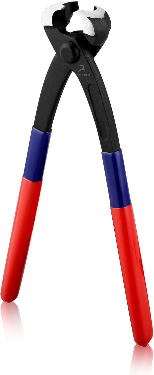 9 Inches Ear Clamp Pliers With Front And Side Jaws Pinch Clamp Plires Crimpers Tools For Side Or Front Clamp Crimps Crimping Tool Crimping Pliers Clamp Tools Pincer Crimper Tool