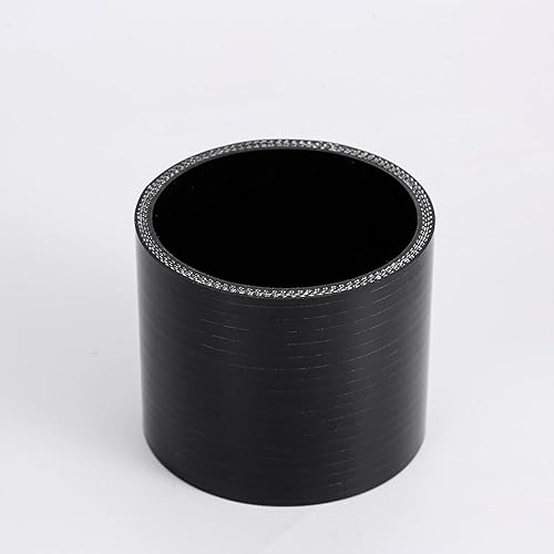 Miniatura 3 de Acoplador de manguera de silicona recto de 4 pulgadas con abrazaderas de manguera de acero inoxidable, 4 capas reforzadas de alta temperatura, 3