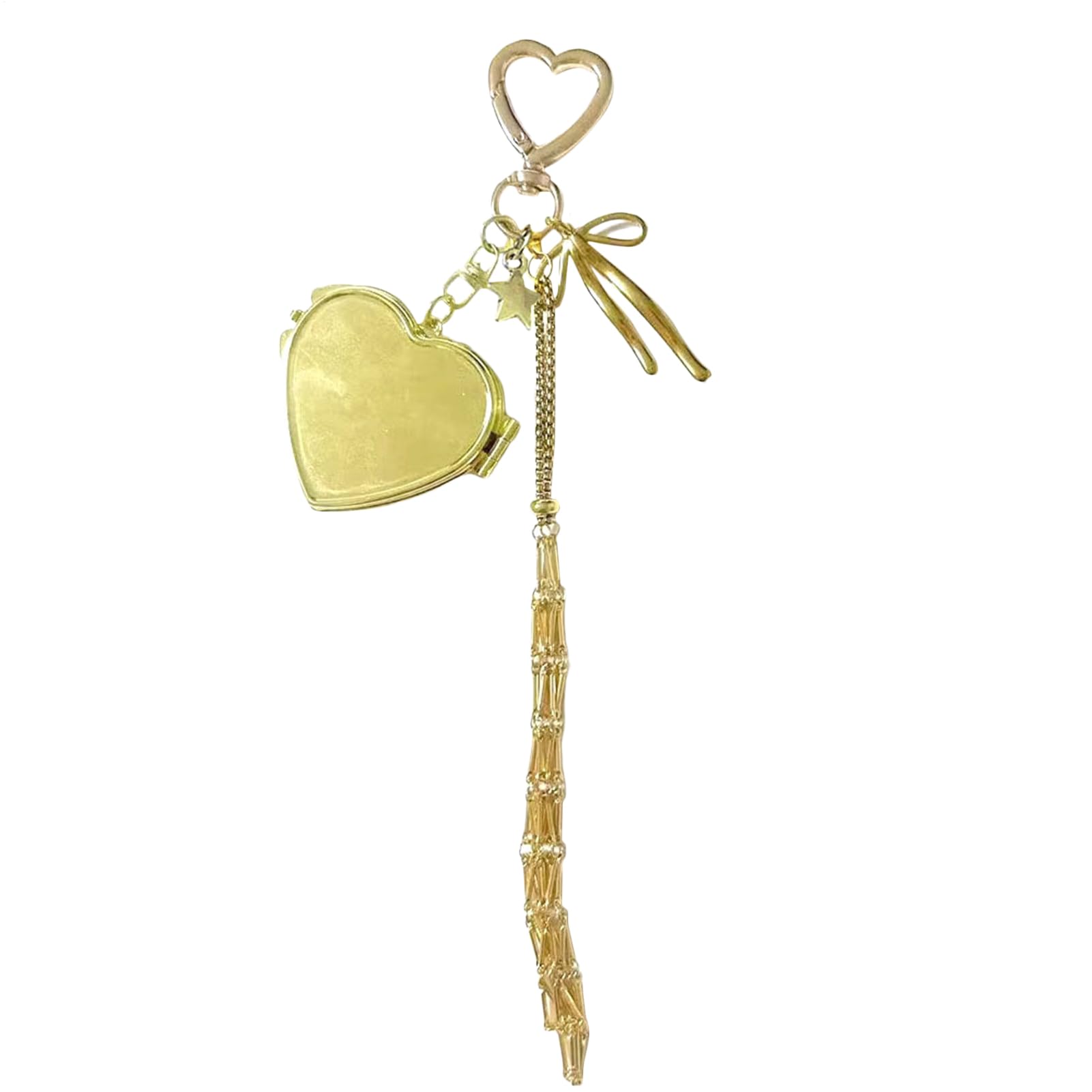 Lip Balm Keychain Holder - Mesh Storage Bag With Mirror | Lipstick Holder For Women Girls Teens Travel Purse Wallet | Portable Mesh Bag Metal Keychain Handbag Charm And Lipstick Box Case