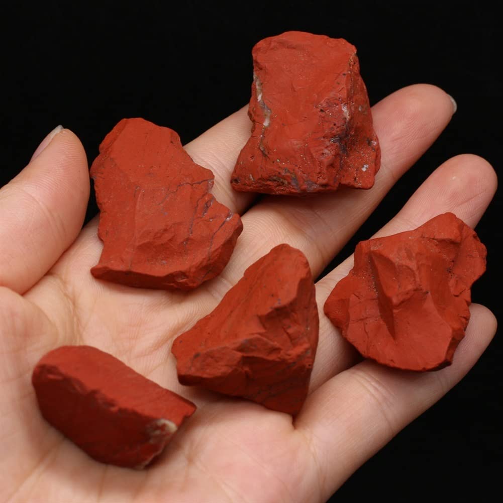 Amazon.co.jp: 天然石標本レッドストーン不規則な砂利ラフ教材