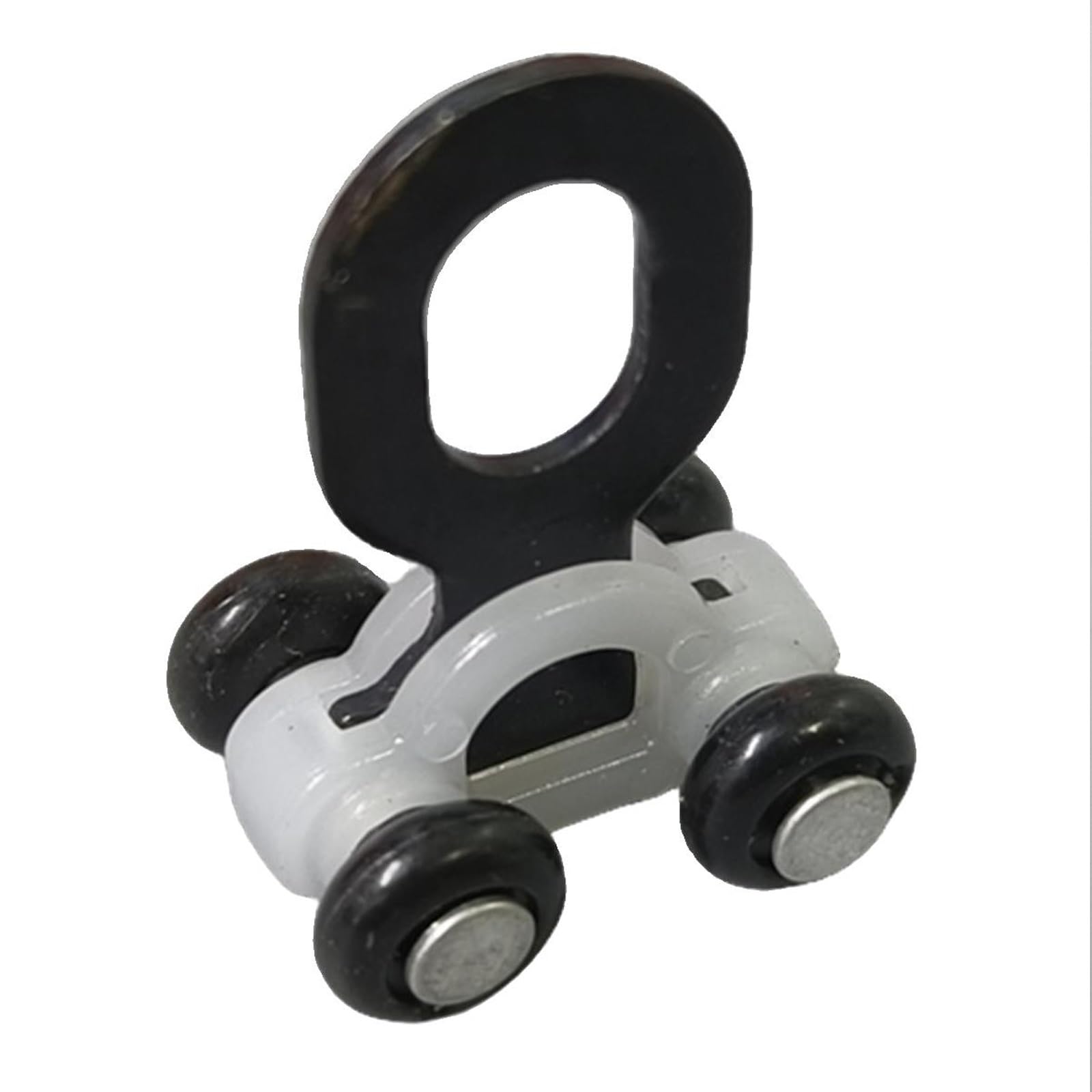 Hoiweqr Curtain Track Rollers, Curtain Mute Wheel Rollers, 4-Wheels Pulley For Curtain Tracks, Curtain Track Pulley For Ceiling/Wall Mount Curtain Tracks 20PCS 30PCS 40PCS 60PCS(60pcs)
