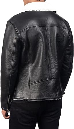 The Jacket Maker Alberto Shearling Leather Jacket