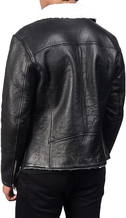 The Jacket Maker Alberto Shearling Leather Jacket