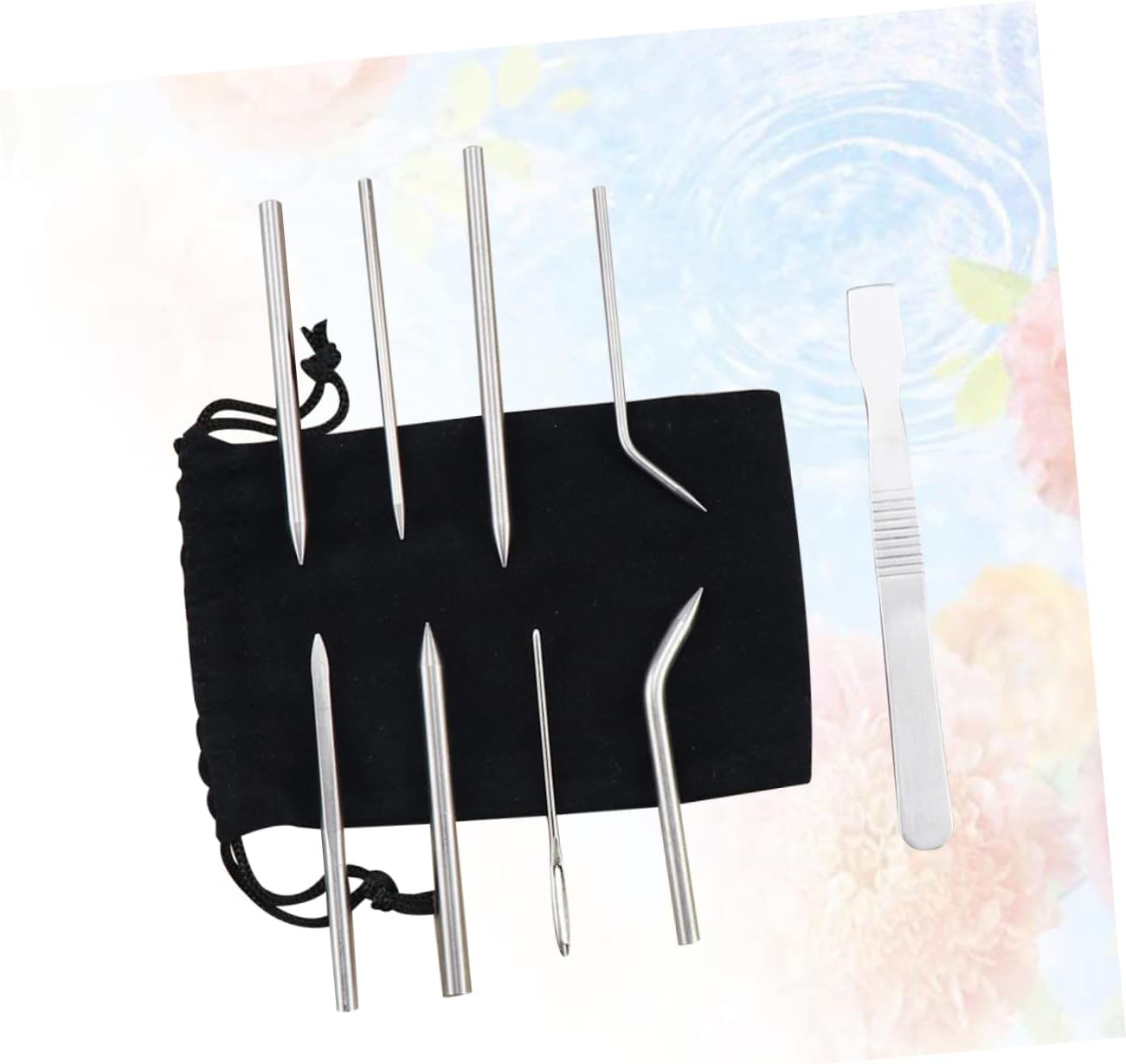 Lurrose 3sets Lacing Stitching Needle Bracelet Knitting Needles Kit for DIY Jewelry Making