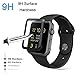 Youniker 2 Pack 3D Full Coverage Compatible with Apple Watch 38MM Screen Protector Tempered Glass Screen Protectors for iWatch 38mm (Series 1/Series 2/Series 3)