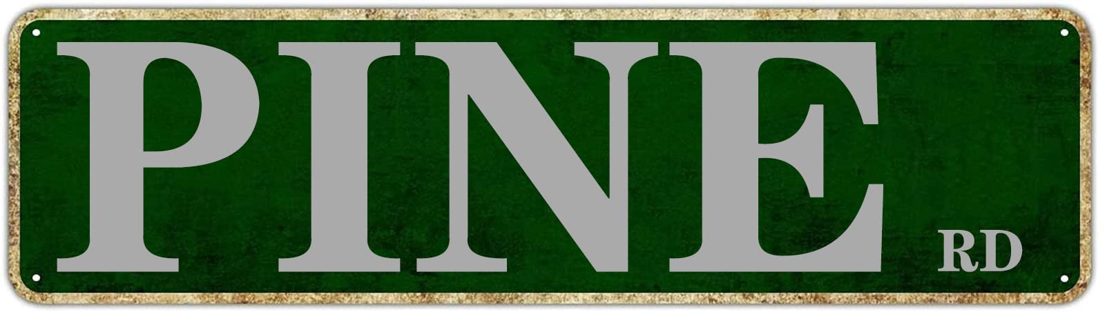 Pine Road Tin Sign Home Decoration Wall Art Avenue Metal Poster For Man Cave Bar Pub Cafe Home Wall Decor 4x16 Inch