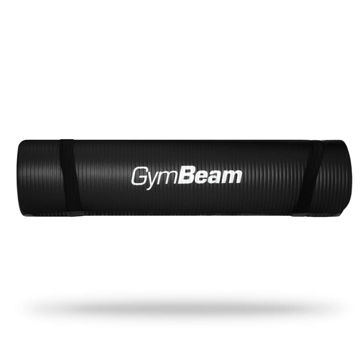 GymBeam Tappetino da Yoga, Ottimo per Pilates, Migliora la Flessibilità e l'Equilibrio, Tappetino da Yoga Antiscivolo per Esercizi di Stretching e Rafforzamento Muscolare (black)