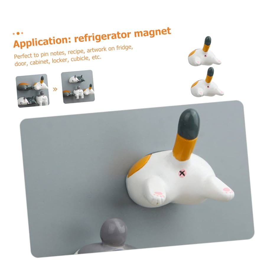 まい様お取り置きです。Ｎｏ．243 クローバー 猫 マグネット マーカー レジン まい様お取り置きです。No．243 クローバー 猫 マグネット