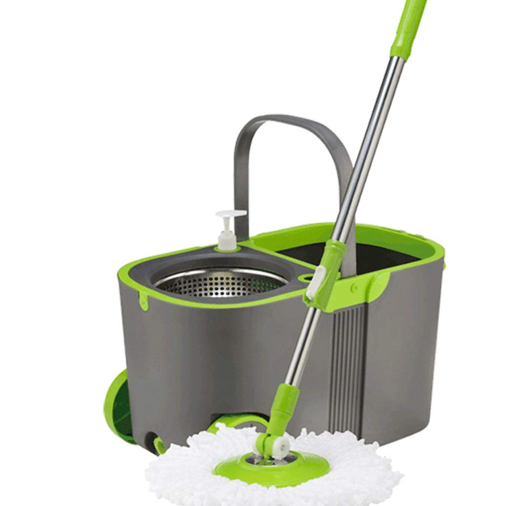 rotary mop, 360 Degree Microfiber Mop Head Replacement Rotating Kitchen Bathroom Surface Cleaning Spinning Floor Clean Tool