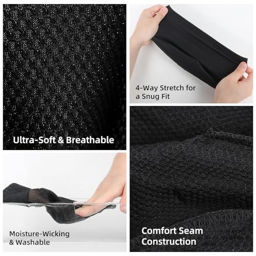 3-Pack de Gorras Frescas Unisex, Nylon Suave y Transpirable miniatura 5
