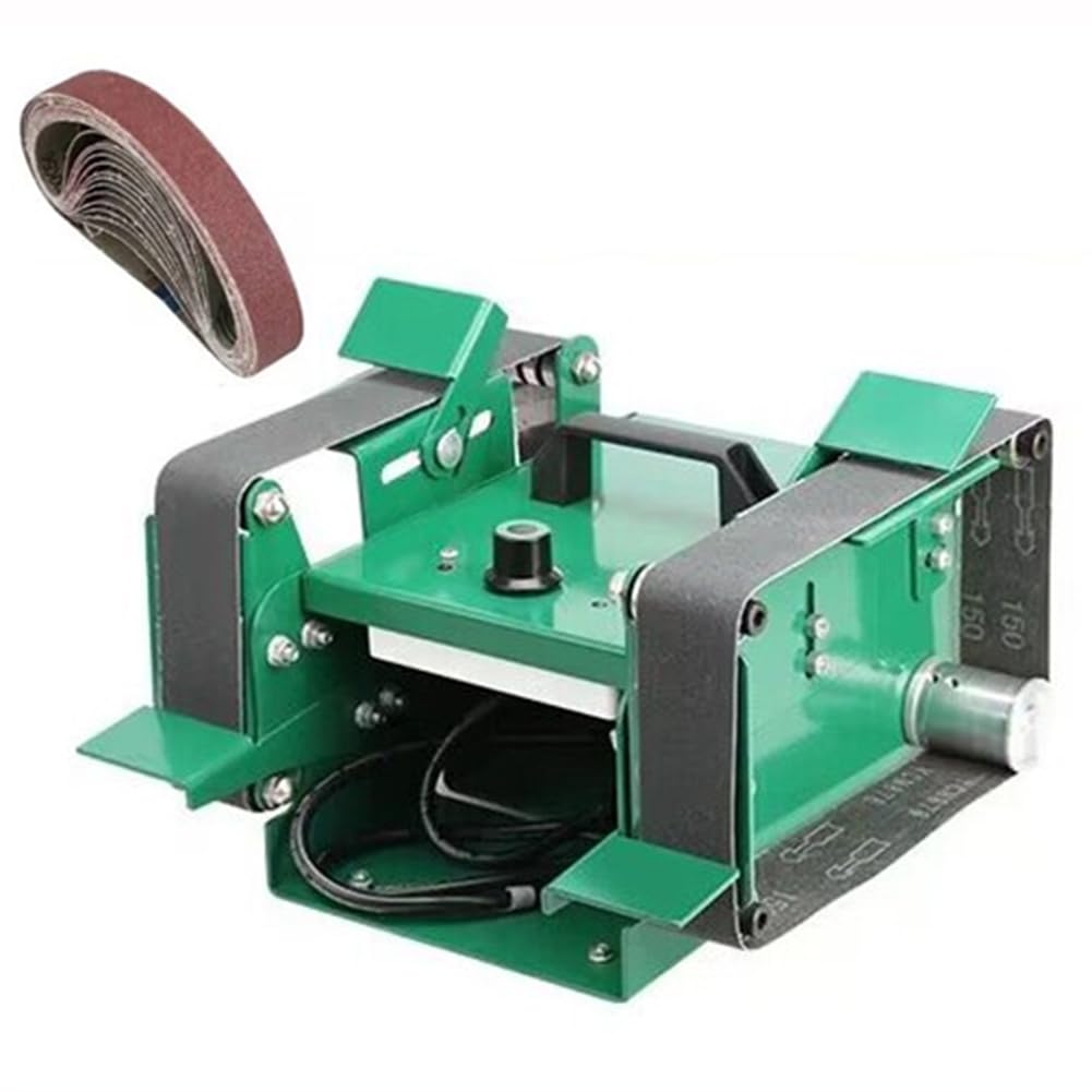 Gykozy Bench Grinder With Multifunctional Belt Sander, Adjustable Speed 800-12000 Rpm For Diy Woodworking, Metal Crafting, And Knife Sharpening