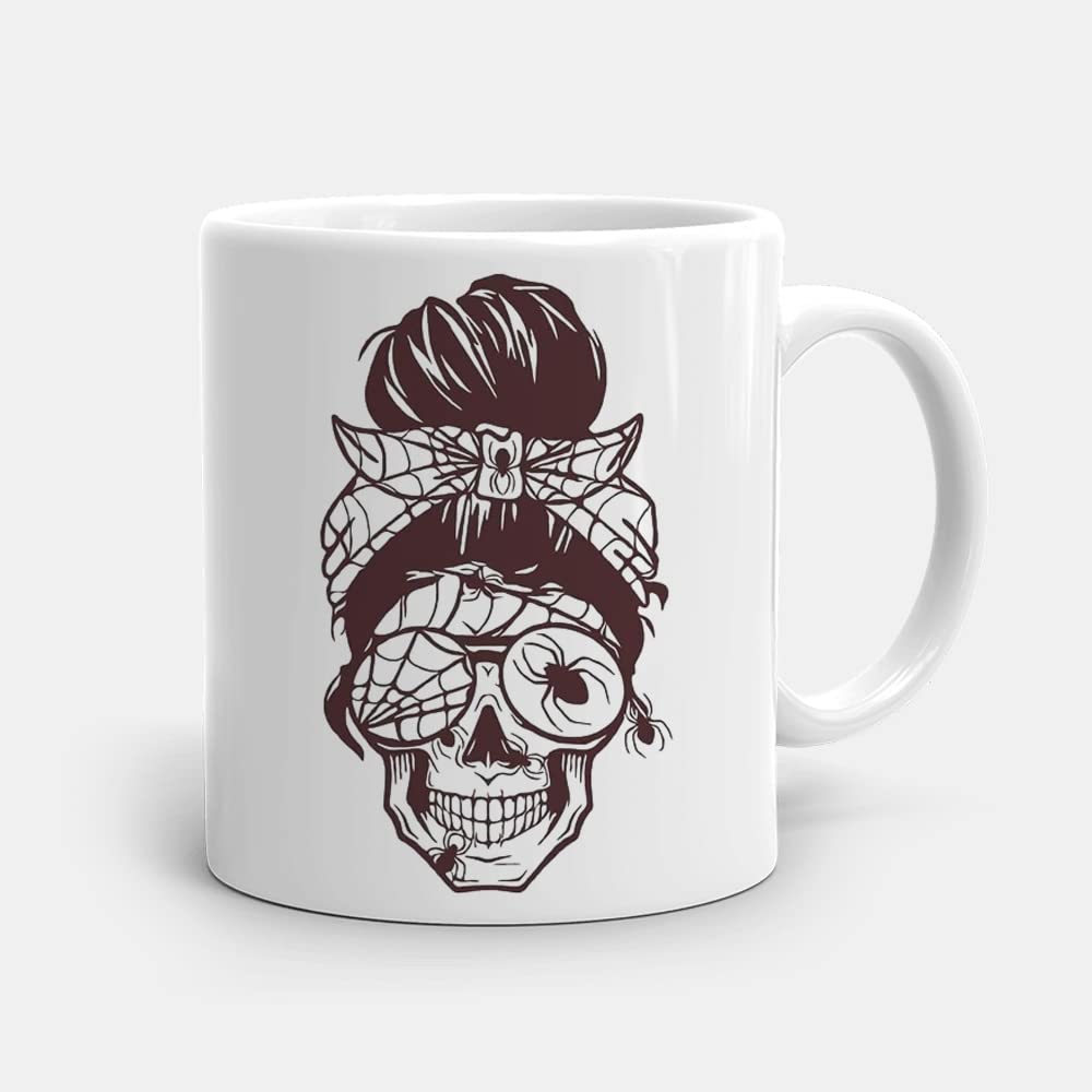 Misaavi It's Fine I'm Fine Everything is Fine Mug Funny Novelty Witty Mom Joke Comedy Sarcasm Sarcastic Humor Birthday Mother's Day Anniversary Ceramic 11oz / 325 ml White Coffee Mug