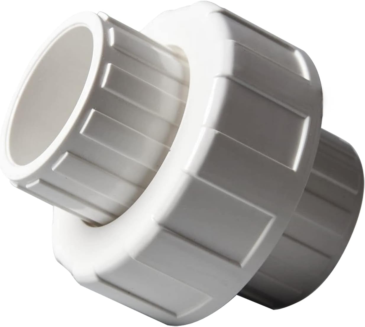 YOUNTHYE 6PCS PVC Union 11/2 Inch PVC Union Coupling Pipe Fitting