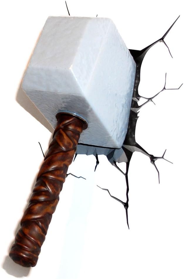 Marvel Avengers 3D Light FX 3D Thor Hammer Deco Home Lighting Lamp Lights Gift