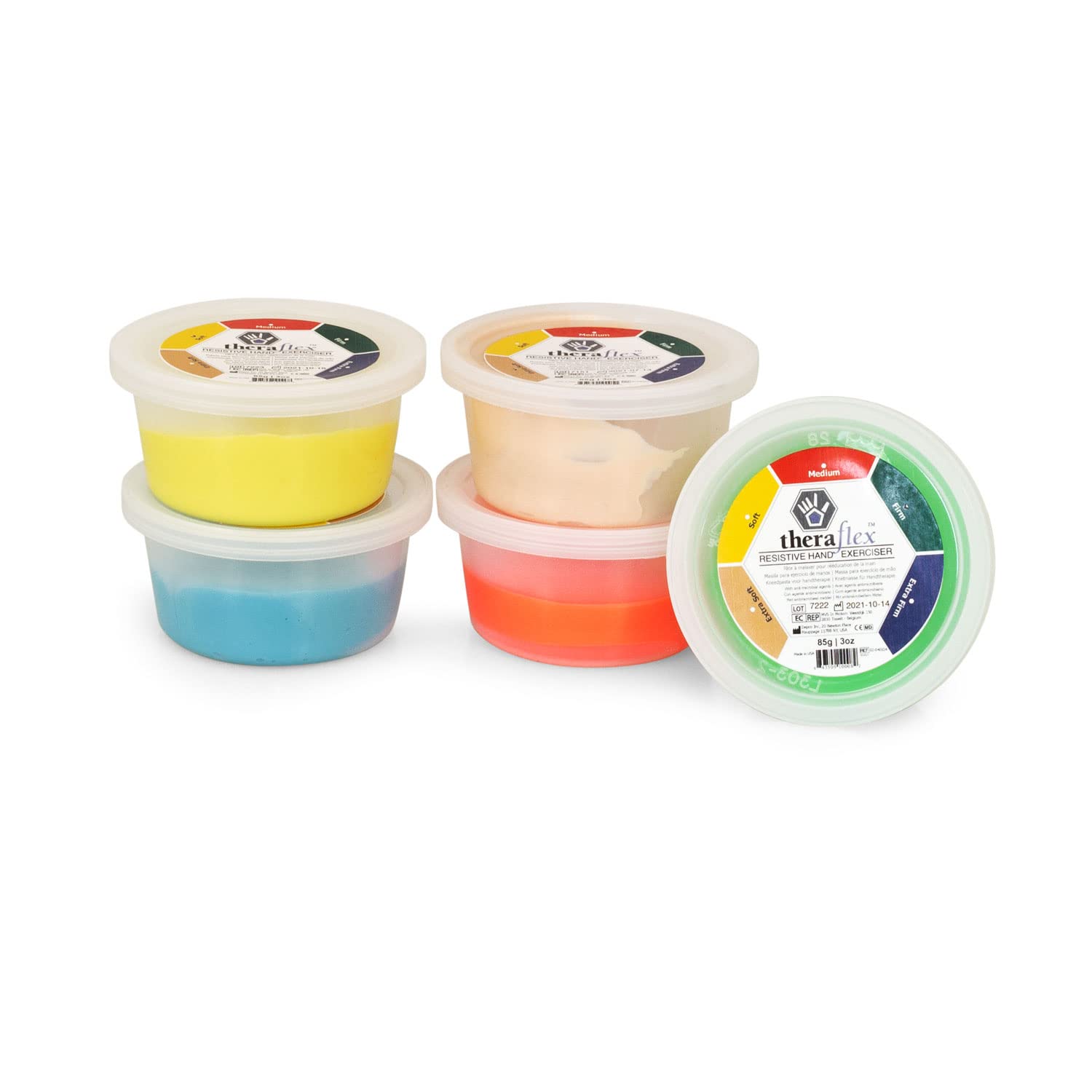 Theraflex Therapieknete 85 g | 5er Set