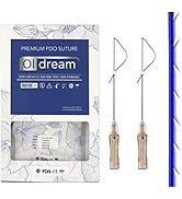 Oldream Pdo Threads for Nose Bridge or Columella, Pdo Nose Cog Threads, Half-L-Type, 19G60MM, 20pcs