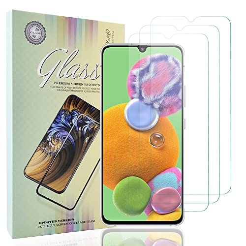 klyeu Protector de Pantalla para Samsung Galaxy A90 5G, 9H Dureza Cristal Templado móviles película blindada HD película protectora Compatible para Samsung Galaxy A90 5G 3 Piezas Cover