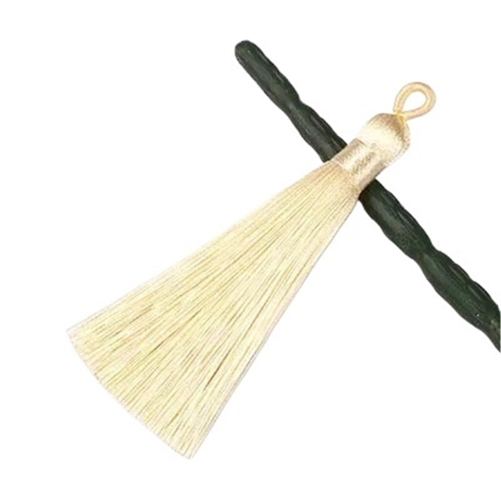 Handmade Silk Tassels with Loop 8cm for Bookmark Keychain Craft