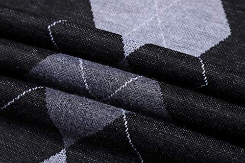 Gioberti Mens Super Soft Diamond Knitted Sleeveless Vest3