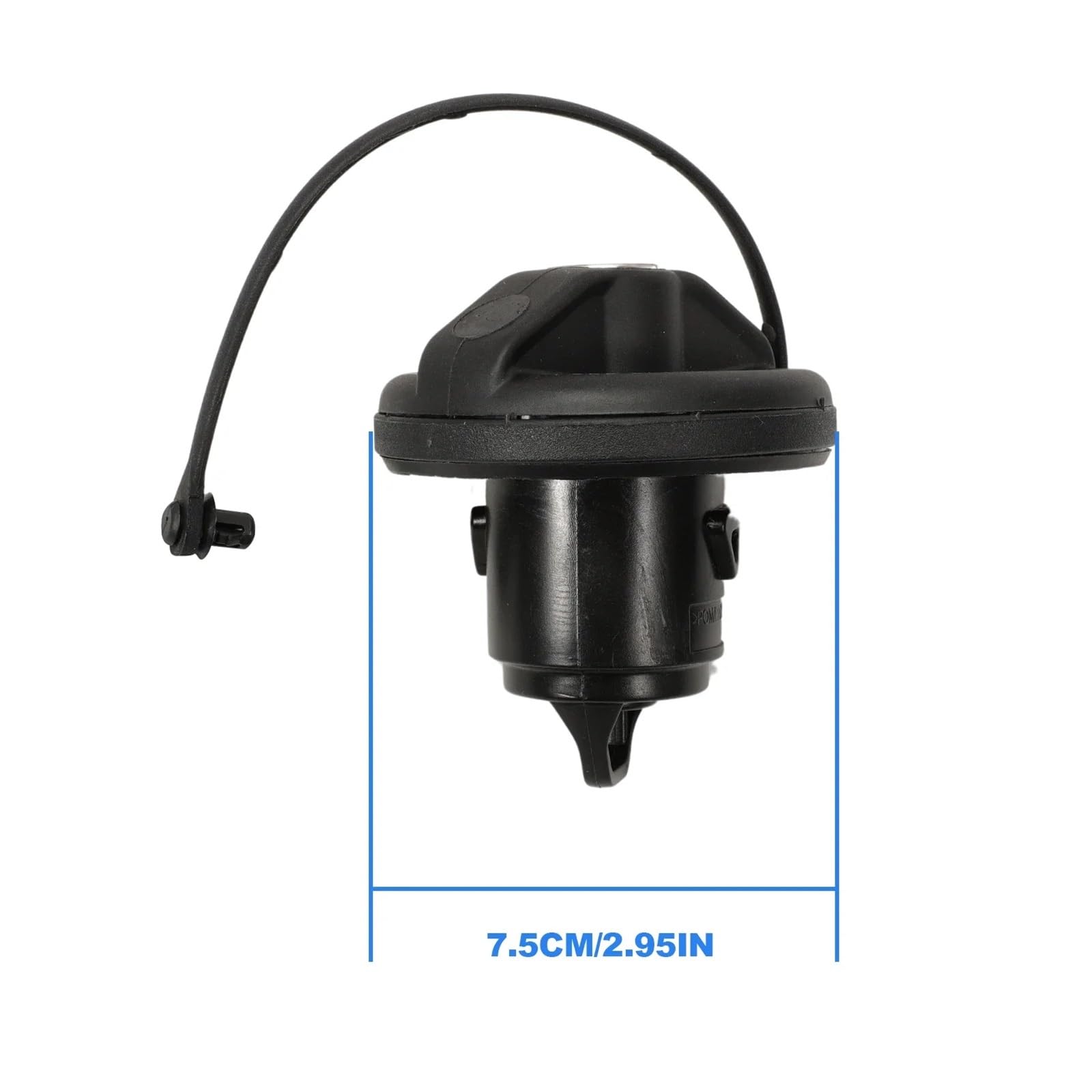 Reemplazo de la tapa de combustible Tapa de depósito coche con cerradura 2 llaves para Fiat para 500 Grande Punto EVO 71802520