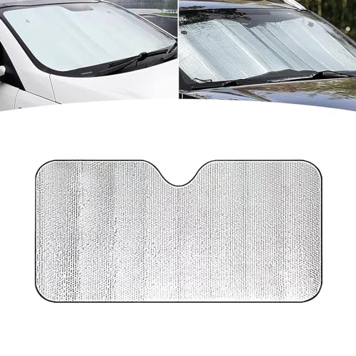 Slykew 1 protection UV pour pare-brise de voiture, housse d'isolation thermique imperméable pour fenêtre automobile, pare-soleil universel, pliable, réutilisable, garde votre véhicule au frais