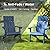 LUE BONA Modern Adirondack Chairs Set of 4, Navy Blue Plastic Adirondack Chair, High Back Poly Adirondack Fire Pit Chairs Weather Resistant, Patio Outdoor Chairs for Porch, Deck, Pool, Garden, 330LBS