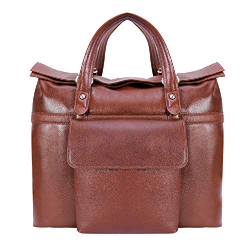 McKLEIN 17" Leather Roll Top Laptop Briefcase- EDGEFIELD3