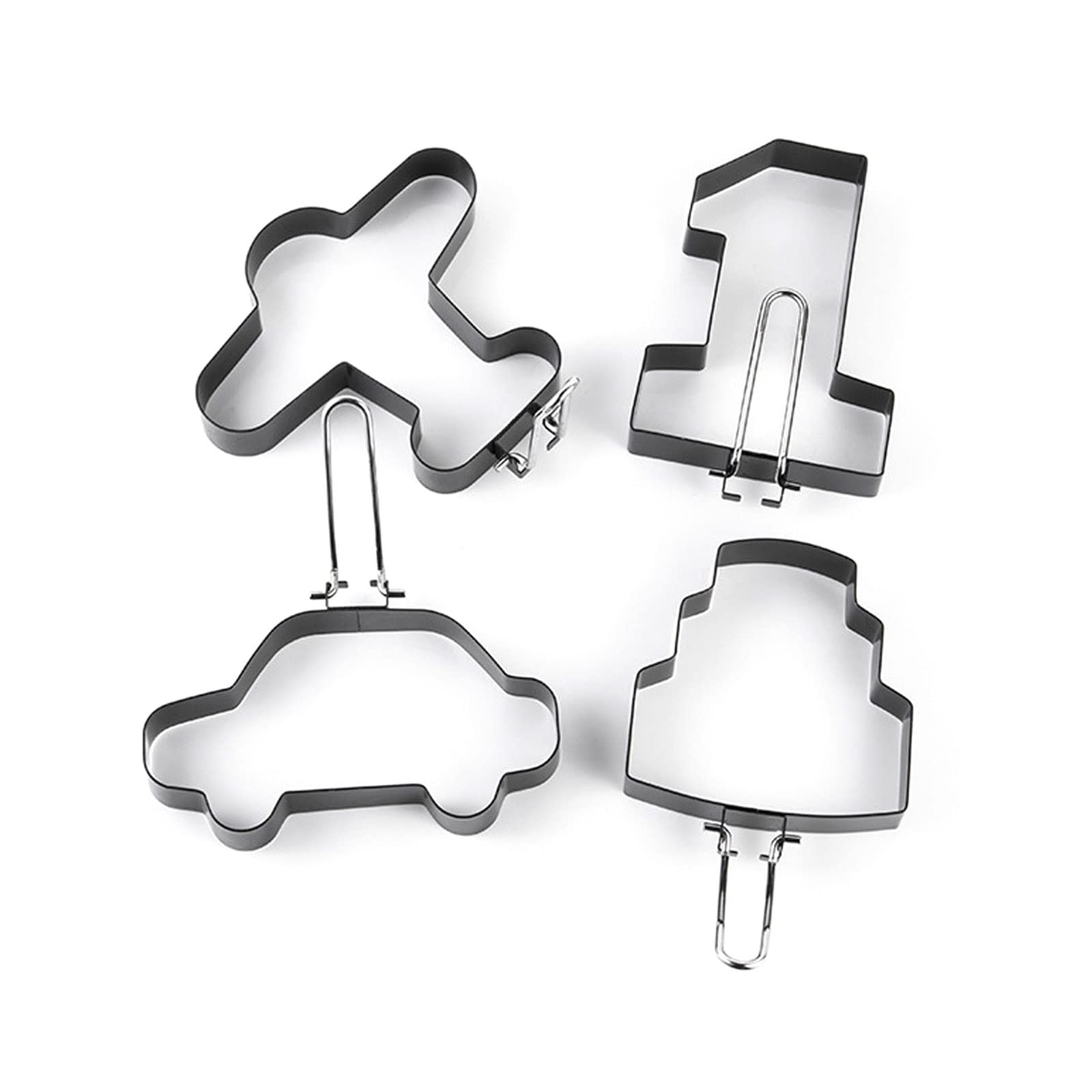 2 Pièces En Acier Inoxydable Moule à Frire Frit Shaper Moule