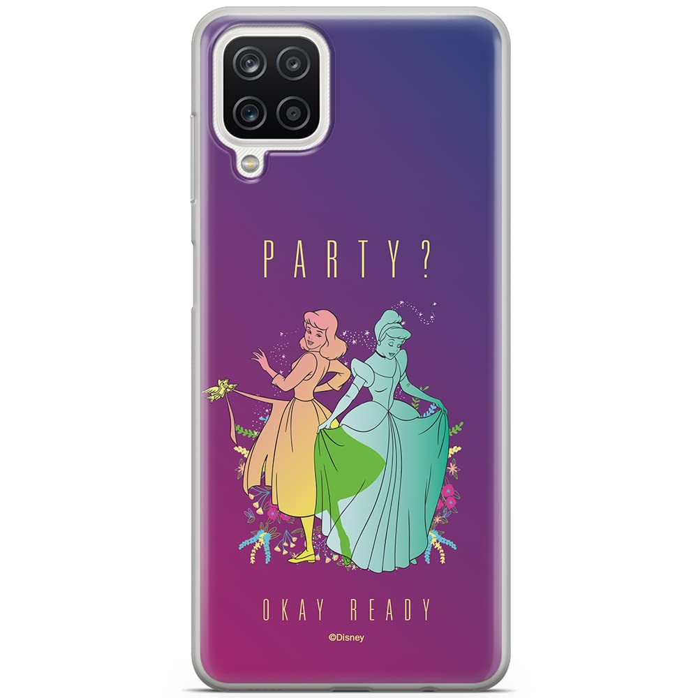 ERT GROUP mobile phone case for Samsung A12 / M12 original and officially Licensed Disney pattern Cindrella 002 optimally adapted to the shape of the mobile phone, case made of TPU