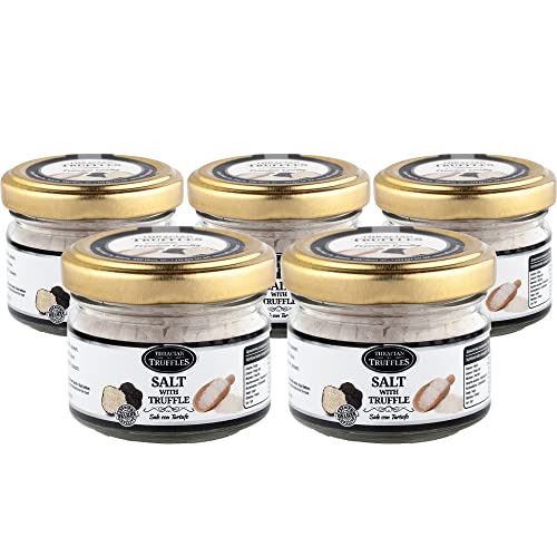 Sel de truffe noire gastronomique pour vos plats de fêtes - Coffret 5 x 60 g