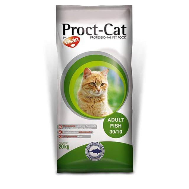 Comida Seca para Gatos Proct Cat Proct-Cat Adult Fish&Vegetal 20 Kg