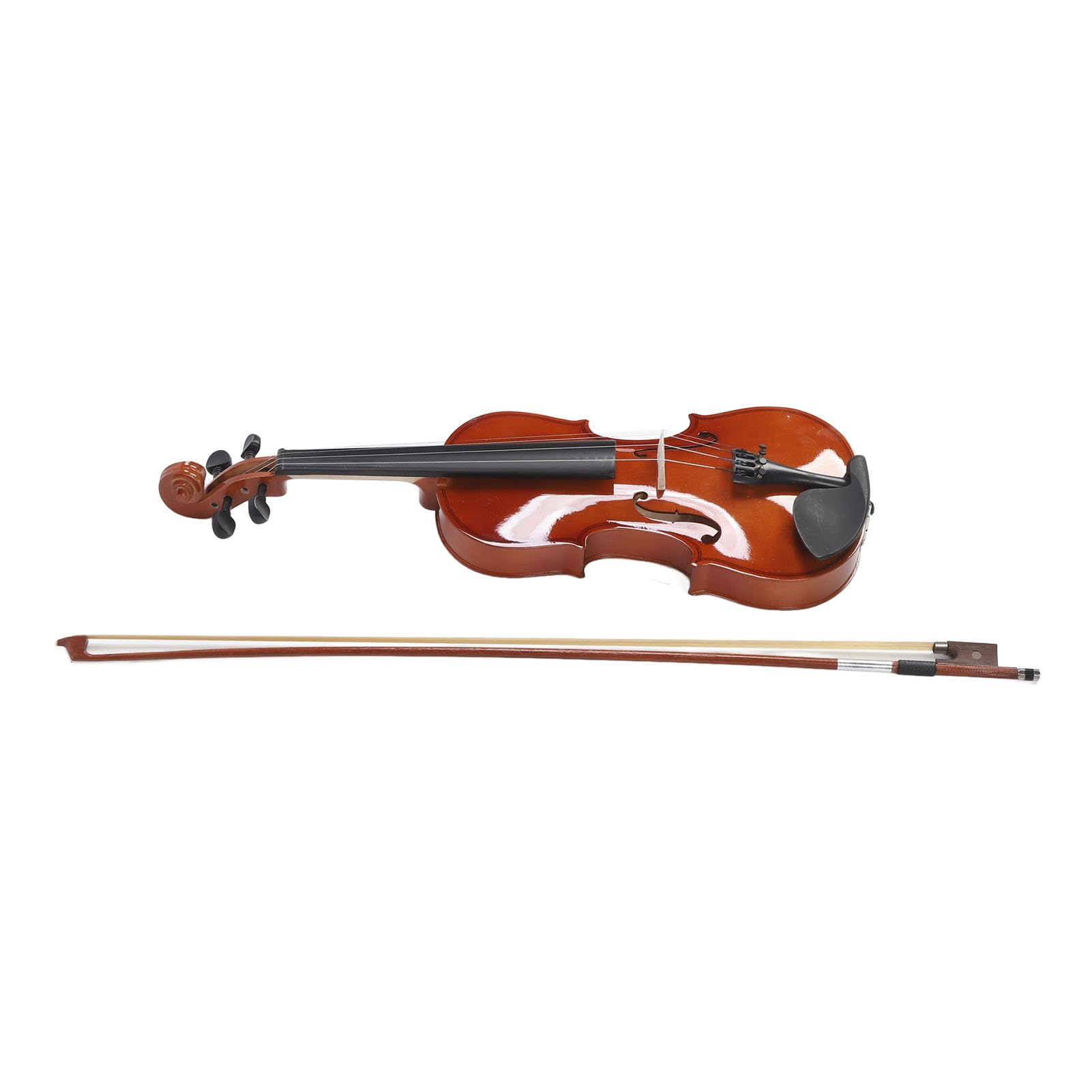 Violino Acustico, Ampia Applicazione Durevole Principianti per Studenti Violino 4/4 Pregevole Fattura Portatile per Esercitarsi