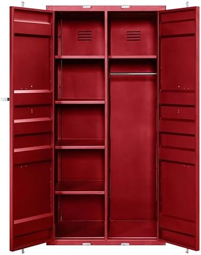 Miniatura 5 de Acme Armario de carga (puerta doble) en rojo Rojo -,Azul,plomizo,https://www.amazon.com/dp/undefined