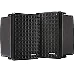 KICKER KB6B 2-Way Full Range Indoor Outdoor Speakers (Pair) Weatherproof Speakers for Patio Garage Poolside in-Home, 6.5 inch woofer, 2x5 inch Horn Tweeter Black