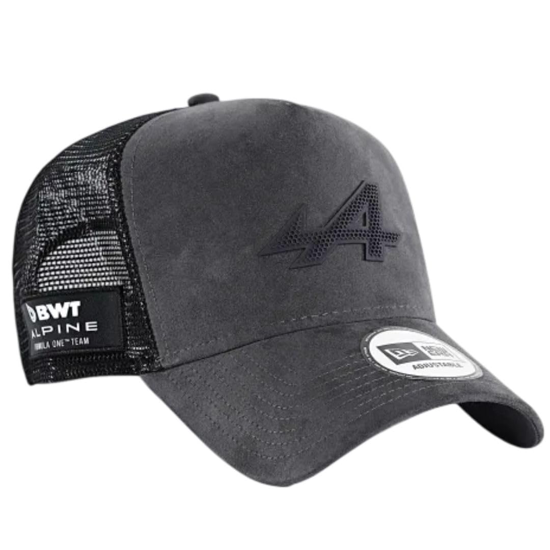 New Era Alpine F1 Team Logo Cap Carbon Grau/Schwarz