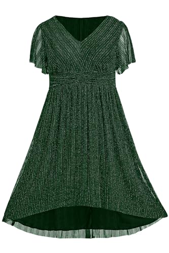 Women Plus Size Cocktail Dress - Wedding Guest Semi Formal Holiday Party Fall High Low Dresses4