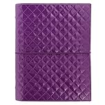 Filofax A5 Domino Luxe purple organiser