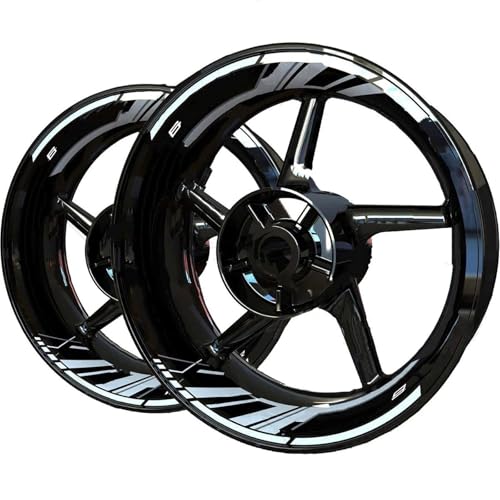Autocollants de jante réfléchissants Ninja ZX6R moto style 2