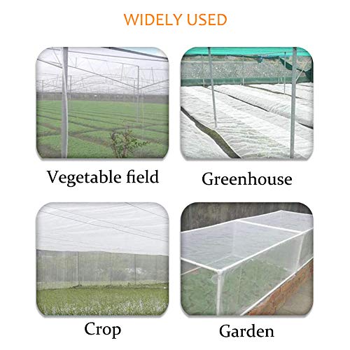 LoYinLo 6.5X9.8Ft Garden Insect Screen Bird Net Barrier Hunting Blind Garden Netting Mesh Bird Netting,Protecting Your Plant Fruits Flower - Thumbnail 2