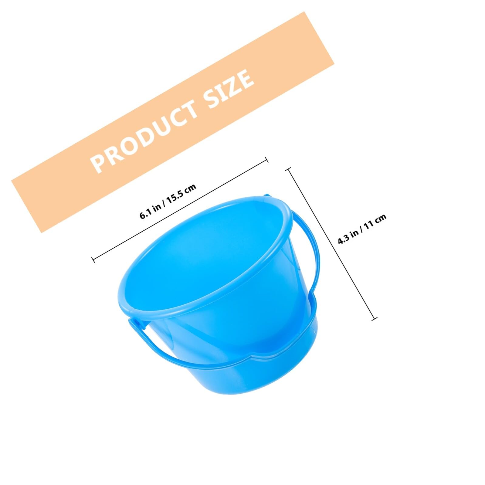 Seau de Plage pour Garçon et Filles en Plastique Pourpre, Petit Format Facile à Saisir, Léger, Lot de 10 Pièces pour Jeux d'eau et Activités Extérieures Couleur Aléatoire