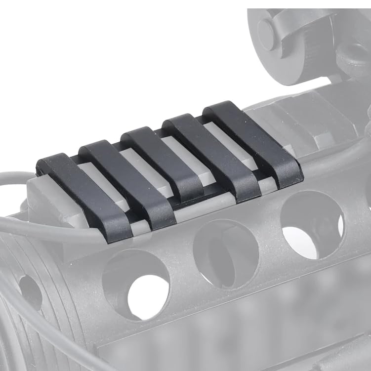 Rubber Wire Guide System Cable Management Picatinny Rail Cover for M300 M600 PEQ Light Switch Wire Fixed - 5