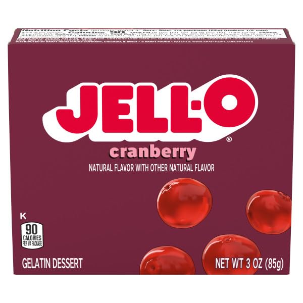 Image of Jell-O Gelatin Dessert Mix, Raspberry, Cranberry & Watermelon Flavors plus Cook & Serve Tapioca Flavor, Includes 4 Total Packs (1 of Each Flavor), Fat Free Desserts & Pudding Mix, Easy Fruit Gelatin for Desserts, Snacks & Parties, 3 oz Each (Variety Pack)