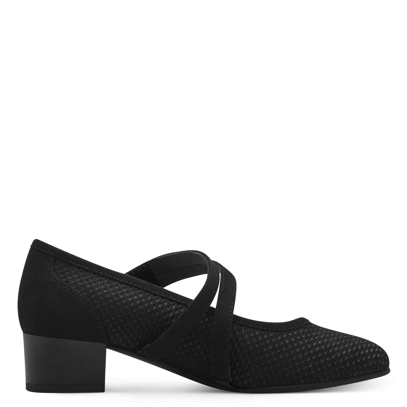 Jana Damen Pumps mit Riemen Kleiner Absatz Vegan