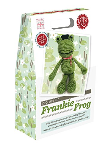 The Crafty Kit Company Crochet Kit-Frankie Frog