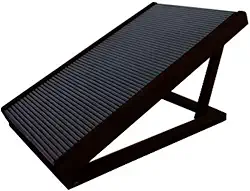 Rampa Pet Para Cães Gatos Antiderrapante Ajustável Madeira