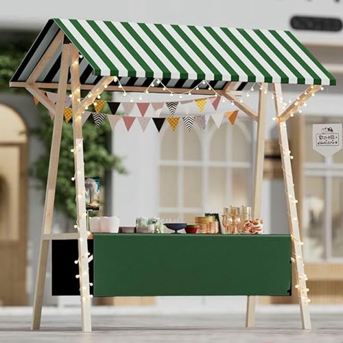Puesto de venta plegable con toldo para todo tipo de clima para venta de comida callejera y venta de concesiones