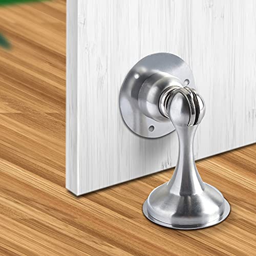 Herrajes for puerta de bronce verde con soportes ocultos y base de acero inoxidable premium 5
