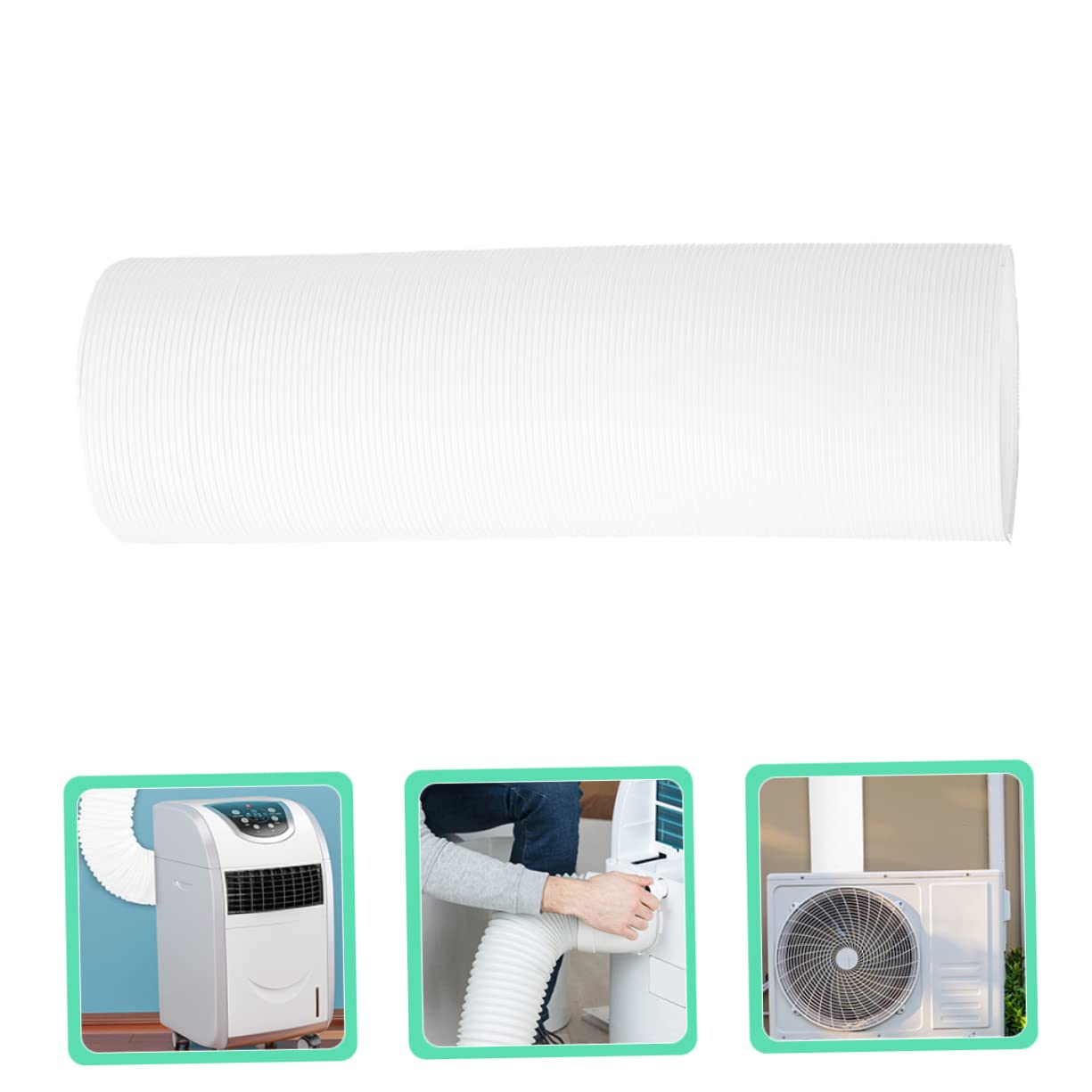 PRETYZOOM Tubo Scarico Flessibile Per Condizionatore Aria Per Installazione Facile Per Climatizzatori e Asciugatrici